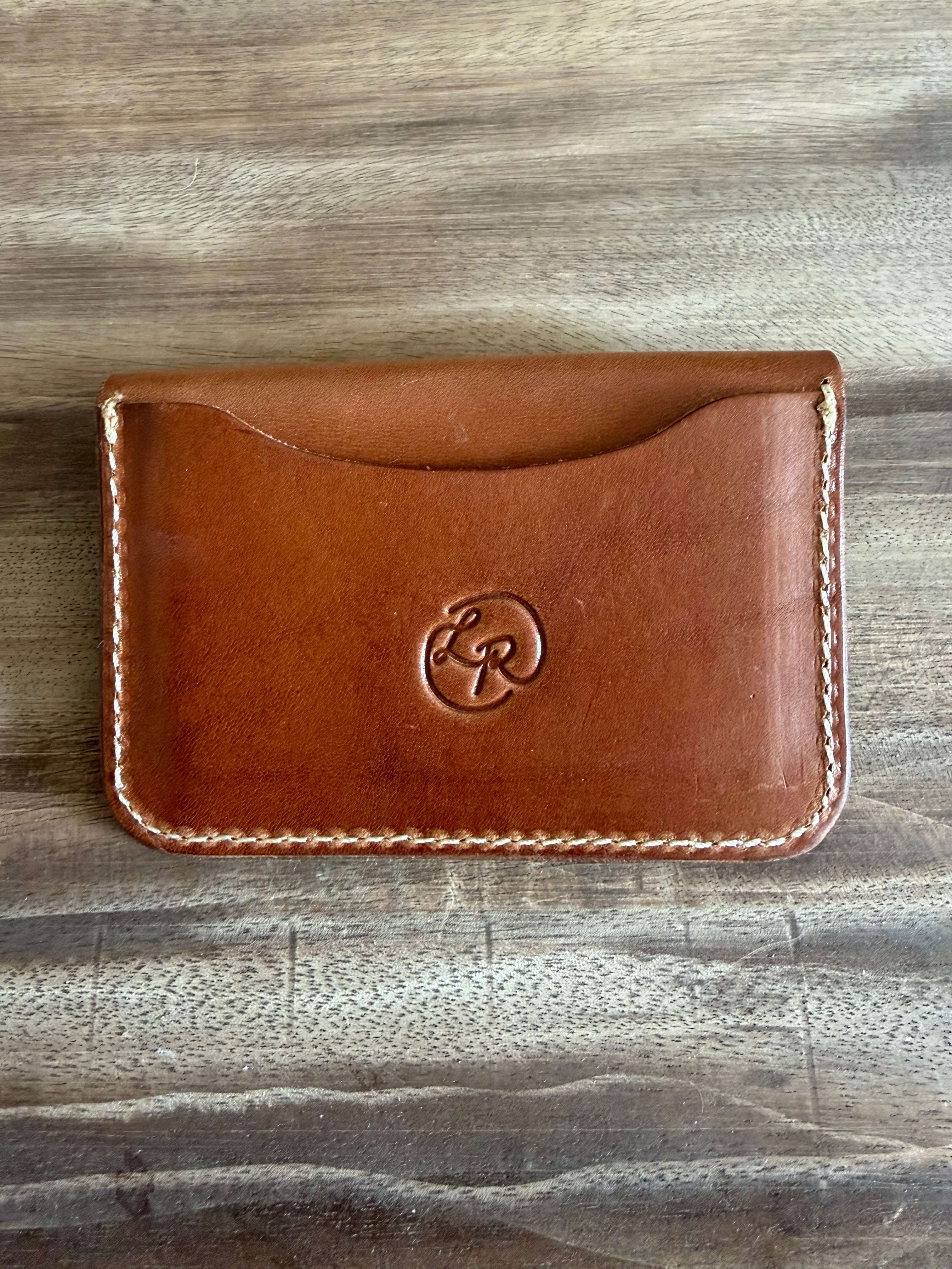 Brown Leather Snap Wallet